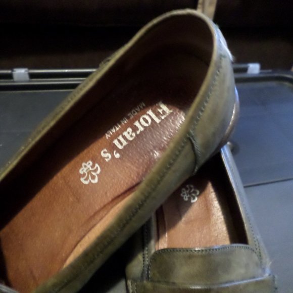 Floran's Women's Italian Leather Loafers EU Size 39/US 8-8.5 - Picture 2 of 9